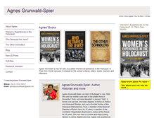 Tablet Screenshot of agnesgrunwaldspier.com